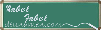 Mabel Fabel Visitenkarte